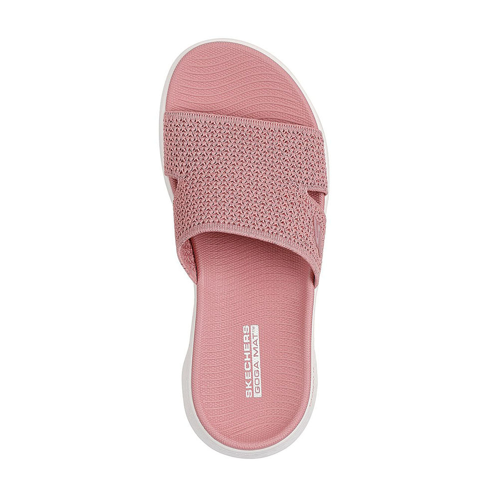 Goga Mat Rose Gold Skechers Sandals On-The-GO GOwalk Flex Sandal