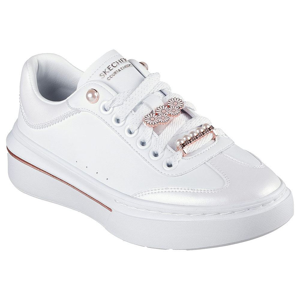 Cordova Classic White Flower Skechers Skechers Cordova Classic