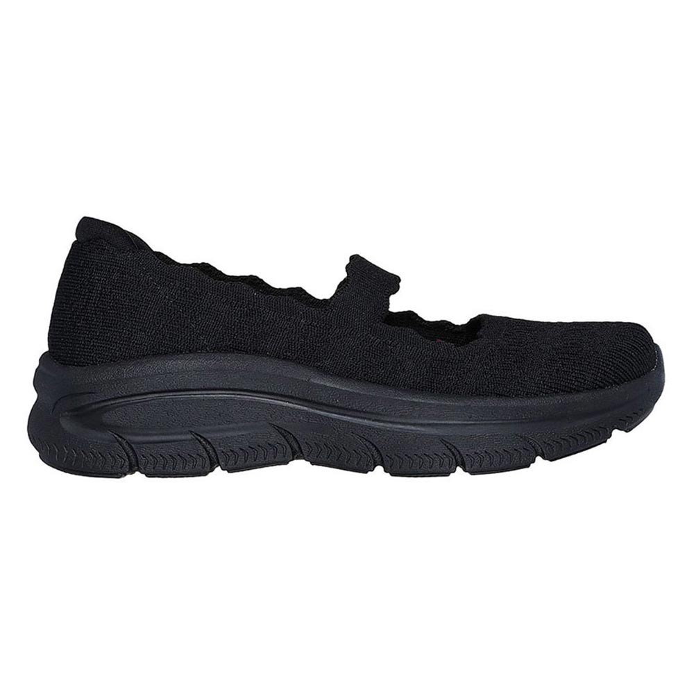 Mary Jane Skechers Seager Black Modern Comfort Modern D'Lux Sweet-Days