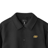 Skechers men's CNY Woven Quilted Jacket in Black Beauty for lifestyle wear