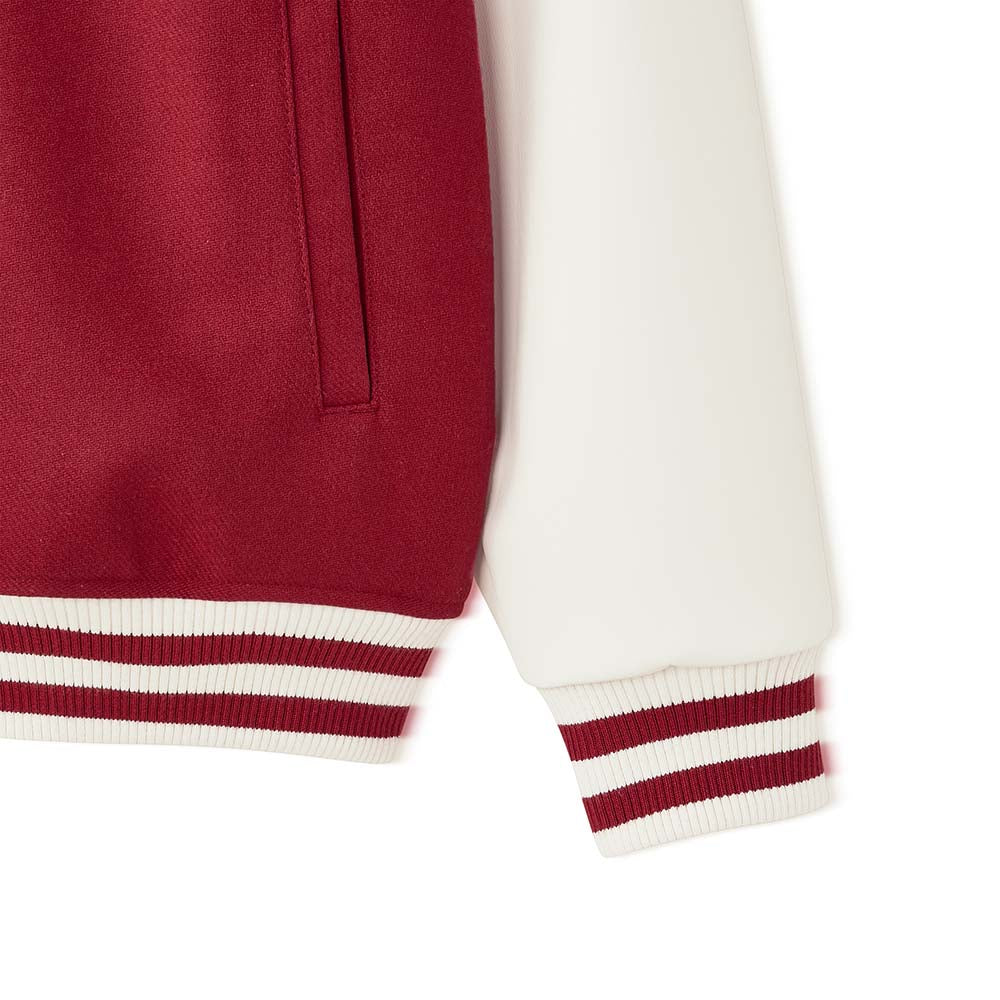 Skechers men's CNY Woven Quilted Jacket in Savvy Red for lifestyle wear