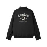 Skechers unisex CNY Woven Quilted Jacket in Black Beauty for lifestyle wear