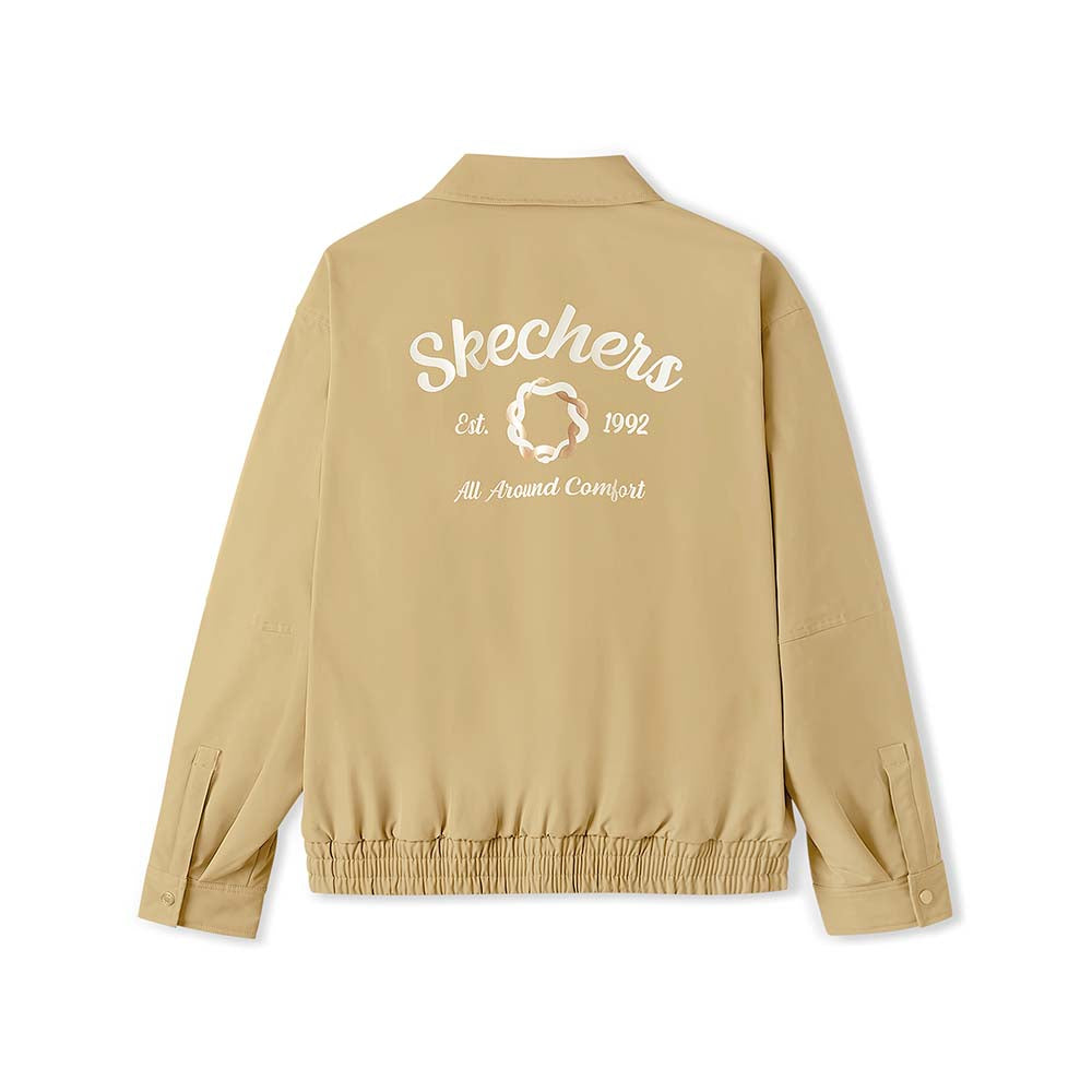 Skechers unisex CNY Woven Quilted Jacket in Starfish for lifestyle wear