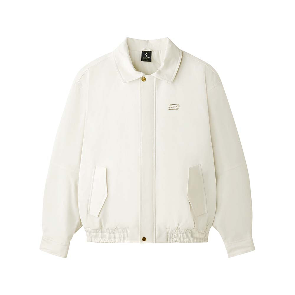 Skechers unisex CNY Woven Quilted Jacket in Pristine for lifestyle wear