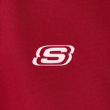 Skechers unisex CNY Woven Quilted Jacket in Savvy Red for lifestyle wear