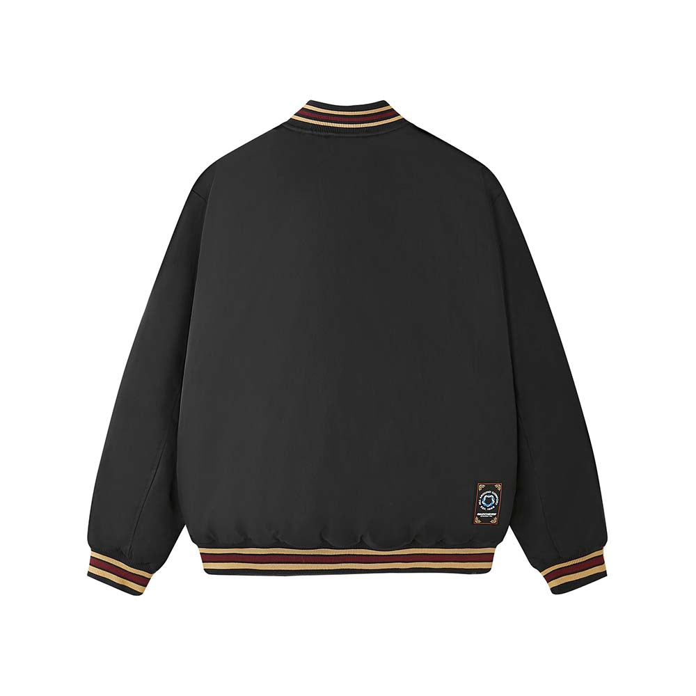 Skechers unisex CNY Woven Quilted Jacket in Black Beauty for lifestyle wear