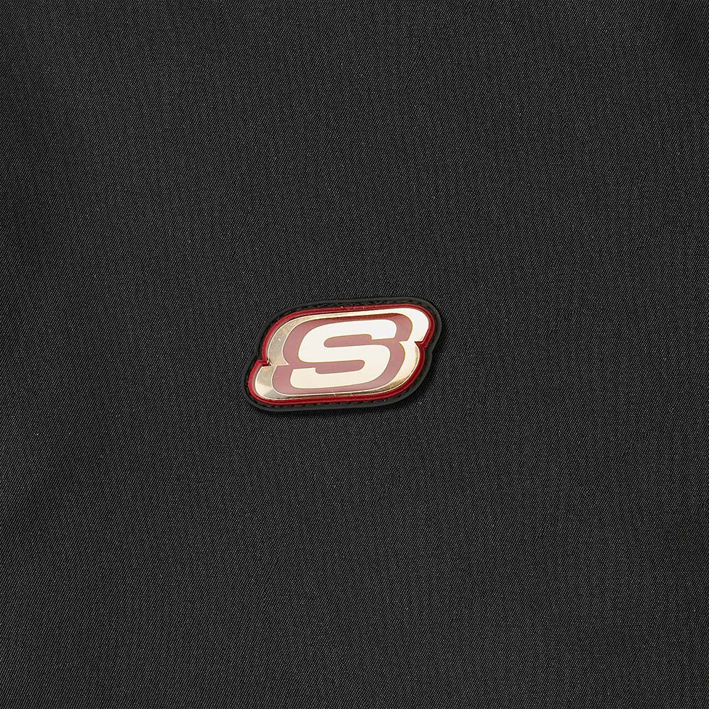 Skechers unisex CNY Woven Quilted Jacket in Black Beauty for lifestyle wear
