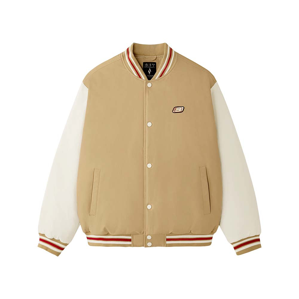 Skechers unisex CNY Woven Quilted Jacket in Starfish for lifestyle wear