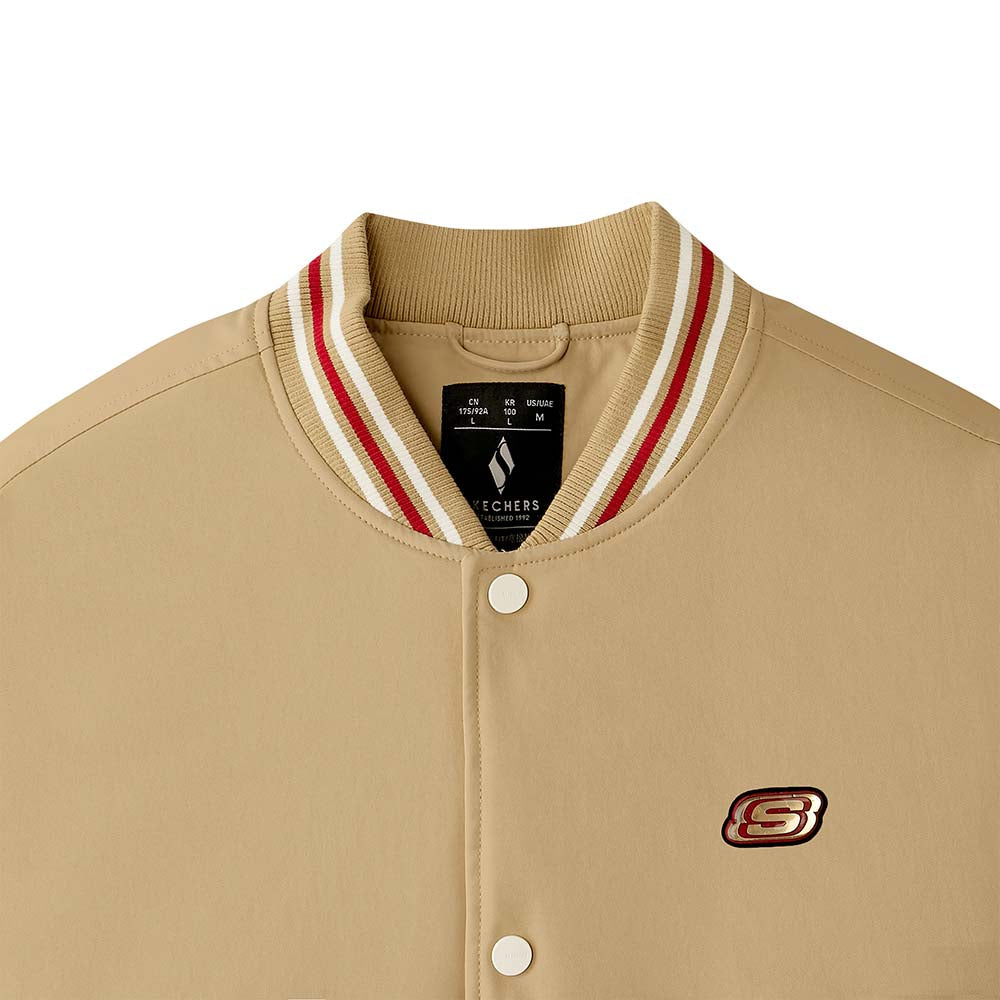 Skechers unisex CNY Woven Quilted Jacket in Starfish for lifestyle wear