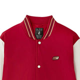 Skechers unisex CNY Woven Quilted Jacket in Savvy Red for lifestyle wear