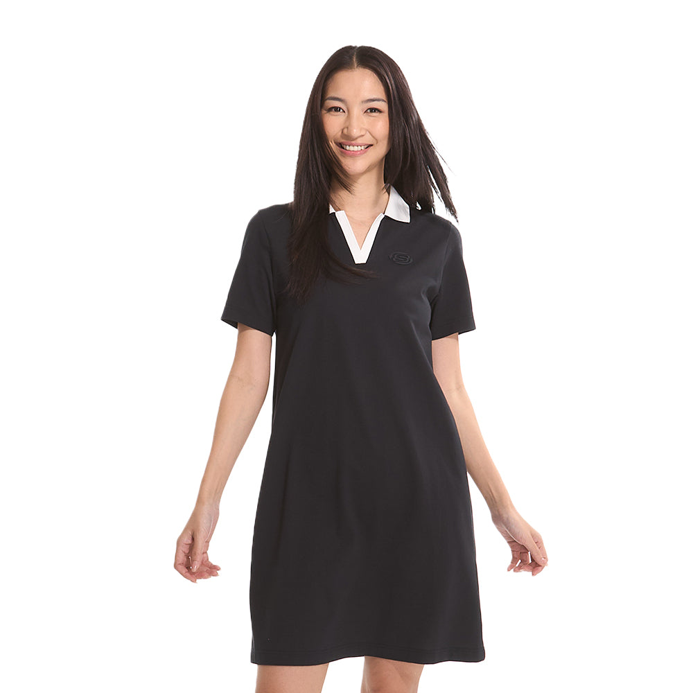 Lifestyle Physical Academia Collection: Trendy Short Sleeve Polo Dress