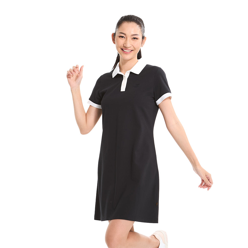 Lifestyle Physical Academia Collection: Trendy Short Sleeve Polo Dress