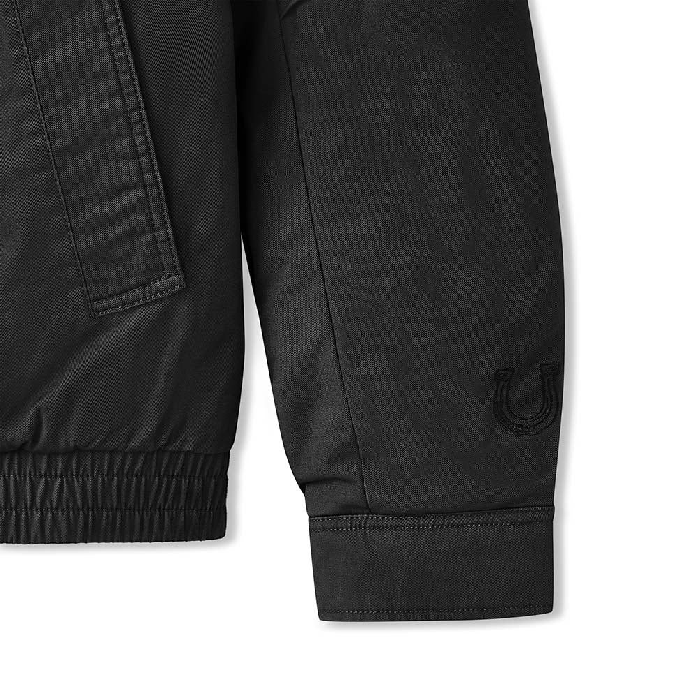 Skechers unisex CNY Woven Quilted Jacket in Black Beauty for lifestyle wear