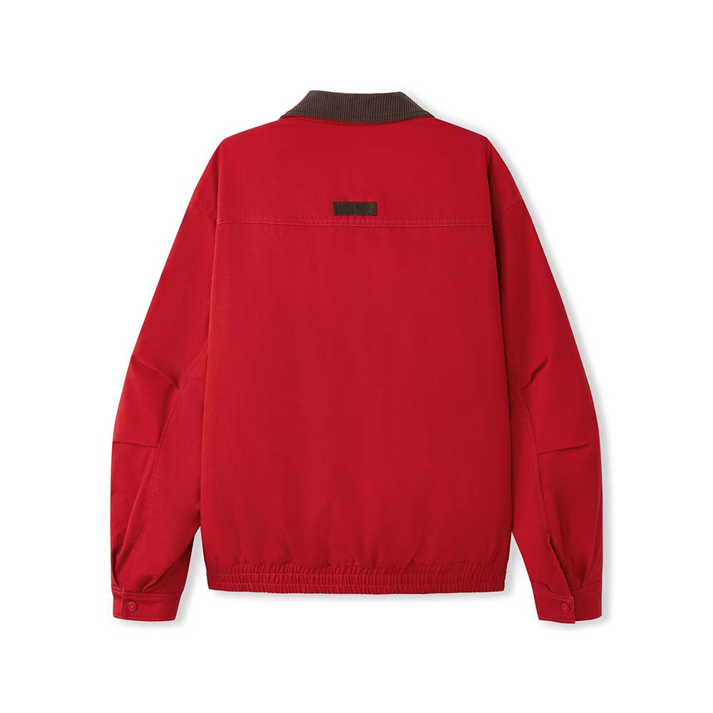 Skechers unisex CNY Woven Quilted Jacket in Savvy Red for lifestyle wear