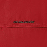 Skechers unisex CNY Woven Quilted Jacket in Savvy Red for lifestyle wear