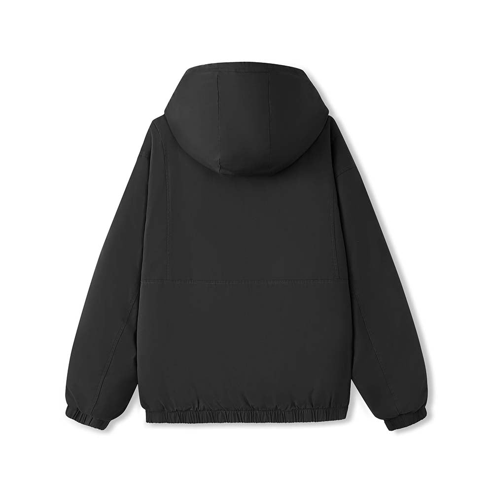 Skechers unisex CNY Woven Quilted Jacket in Black Beauty for lifestyle wear