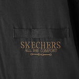 Skechers unisex CNY Woven Quilted Jacket in Black Beauty for lifestyle wear