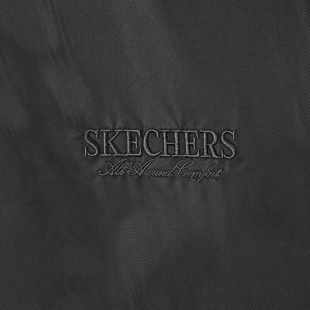 Skechers unisex CNY Reversible Quilted Jacket in Black Beauty for lifestyle wear