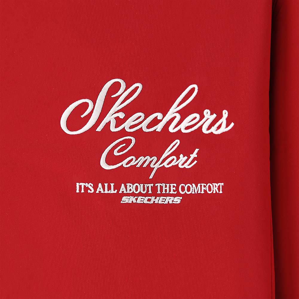 Skechers unisex CNY Reversible Quilted Jacket in Black Beauty for lifestyle wear