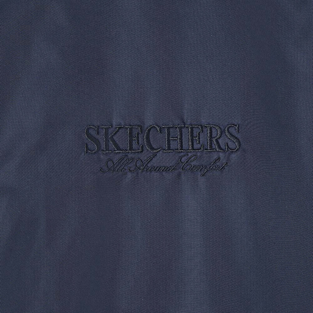Skechers unisex CNY Reversible Quilted Jacket in Navy Blazer for lifestyle wear