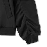 Skechers women's CNY Knit Quilted Jacket in Black Beauty for lifestyle wear