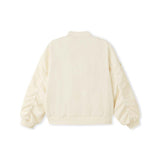 Skechers women's CNY Knit Quilted Jacket in Gardenia for lifestyle wear