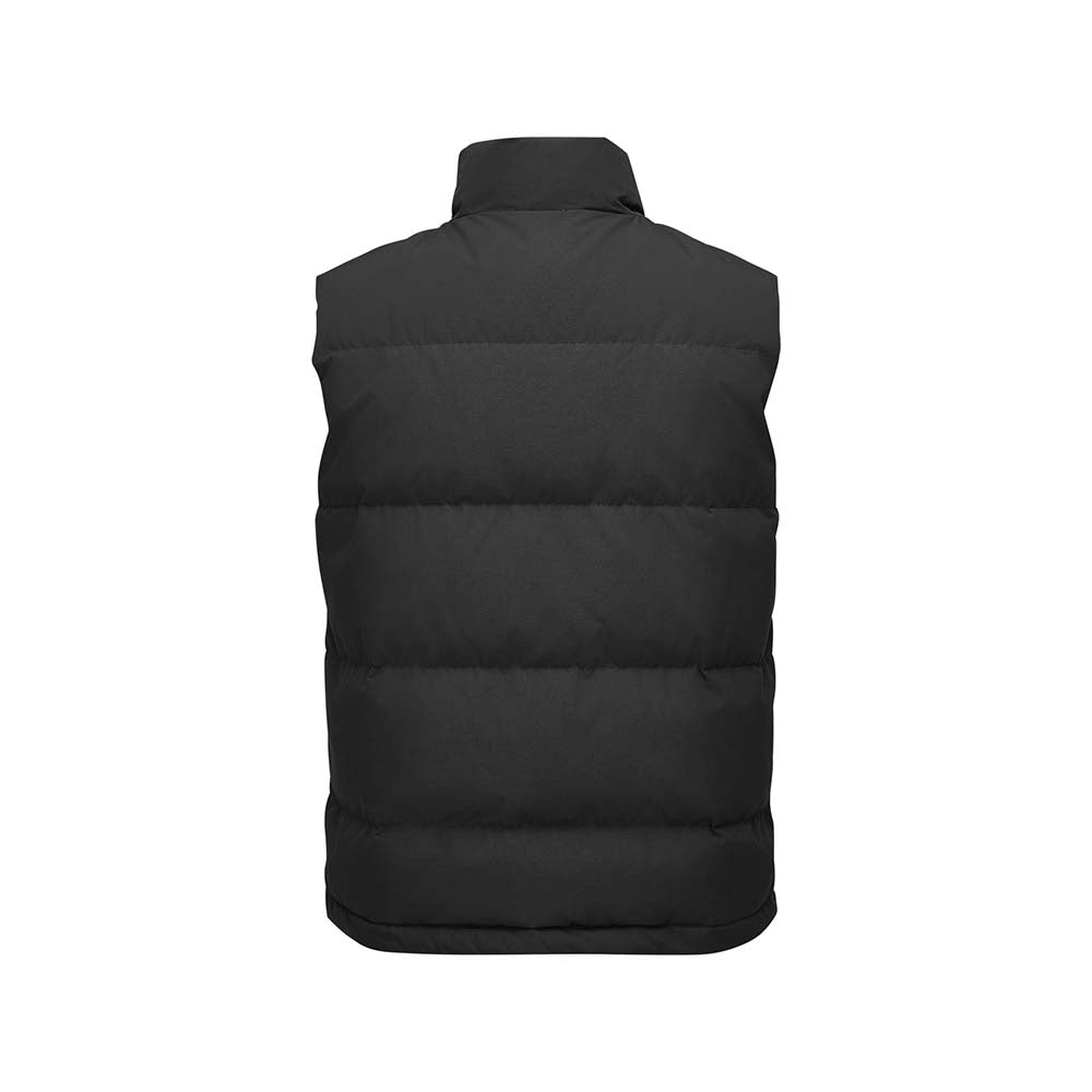 Skechers men's Sport-Utility Woven Down Vest in Black Beauty for lifestyle wear