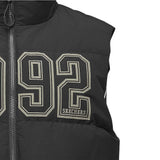 Skechers men's Sport-Utility Woven Down Vest in Black Beauty for lifestyle wear
