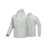 Skechers men's Go Trail 3 in 1 Jacket in Lunar Rock for outdoor performance wear
