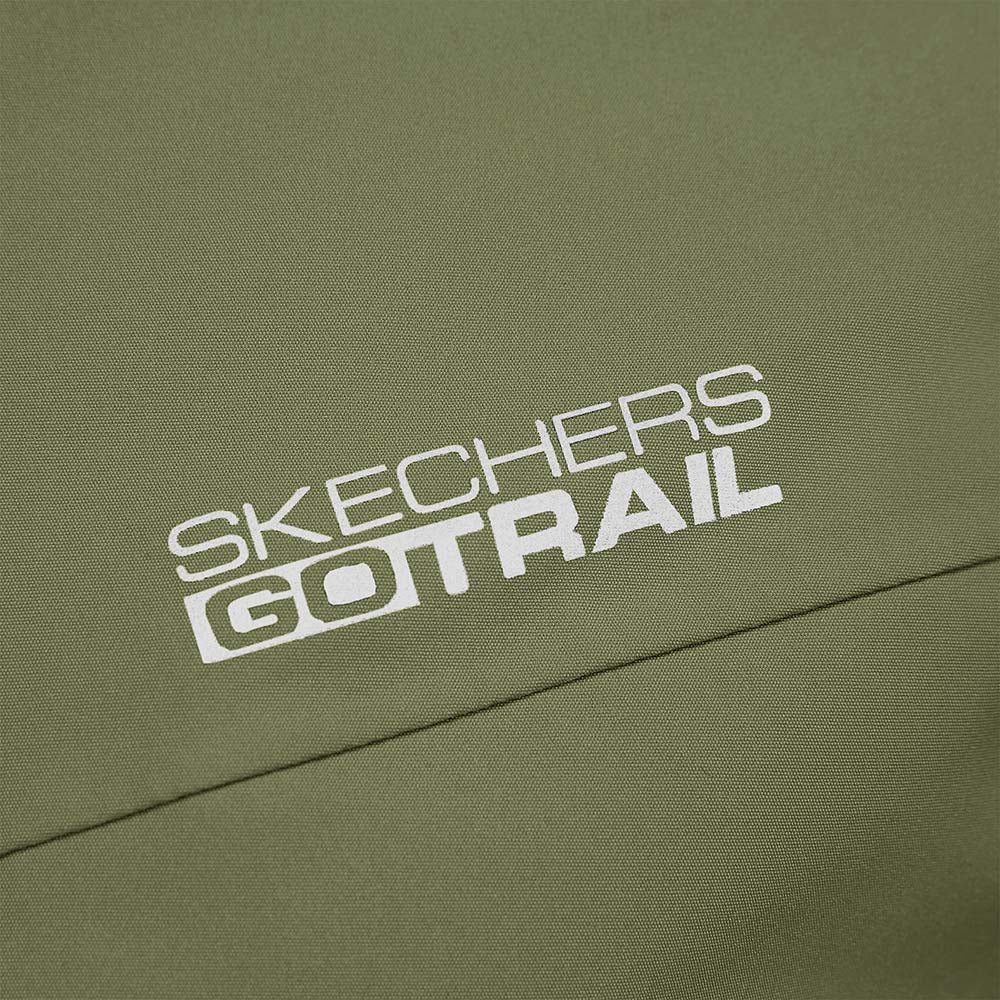 Skechers men's Go Trail 3 in 1 Jacket in Kalamata Green for outdoor performance wear