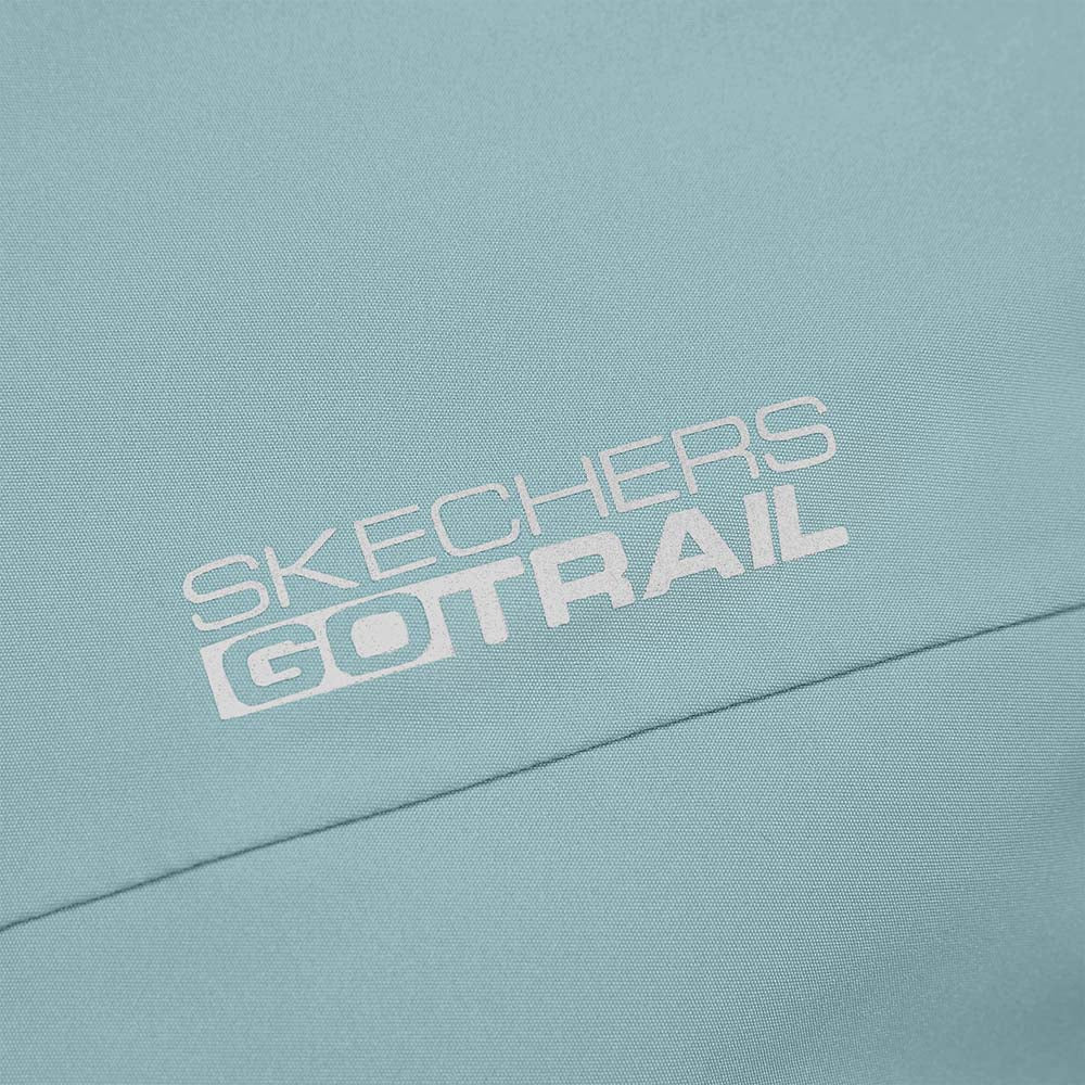 Skechers men's Go Trail 3 in 1 Jacket in Lead Green for outdoor performance wear