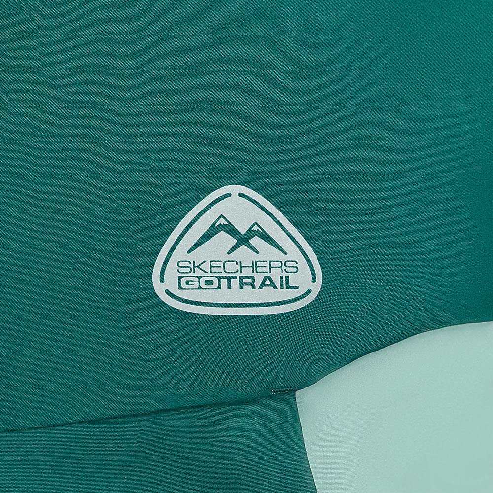 Skechers men's Go Trail 3 in 1 Jacket in Seaweed Army Green for outdoor performance wear