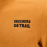 Skechers men's Go Trail 3 in 1 Jacket in Oak Brown for outdoor performance wear