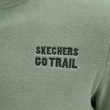 Skechers men's Go Trail 3 in 1 Jacket in Agave Green for outdoor performance wear