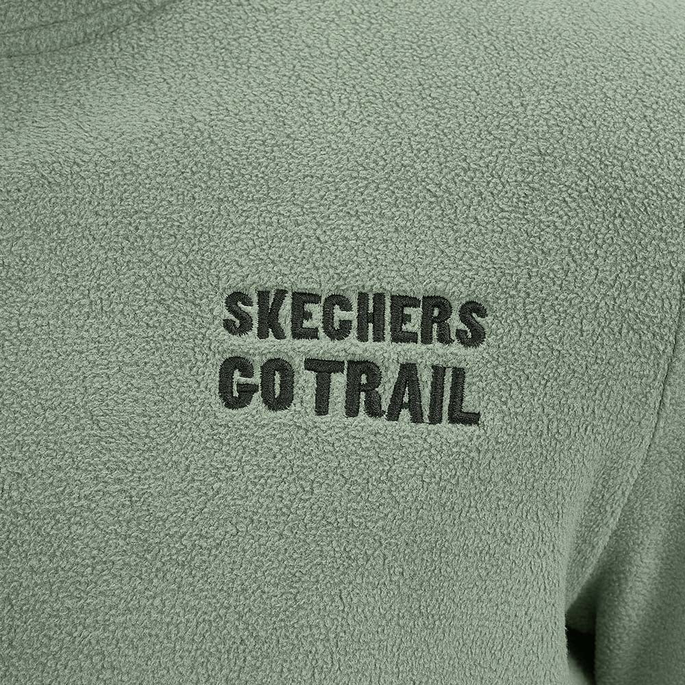 Skechers men's Go Trail 3 in 1 Jacket in Agave Green for outdoor performance wear