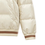 Skechers unisex Sport-Utility Woven Down Jacket in Peyote for lifestyle wear