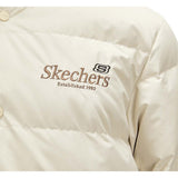 Skechers unisex Sport-Utility Woven Down Jacket in Peyote for lifestyle wear