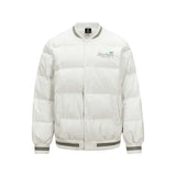 Skechers unisex Sport-Utility Woven Down Jacket in Marshmallow for lifestyle wear
