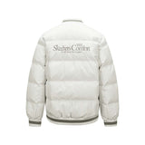 Skechers unisex Sport-Utility Woven Down Jacket in Marshmallow for lifestyle wear