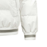 Skechers unisex Sport-Utility Woven Down Jacket in Marshmallow for lifestyle wear