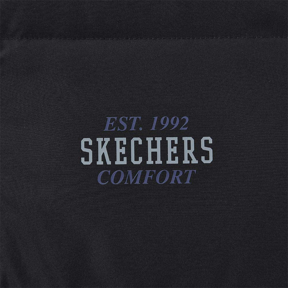 Skechers unisex Sport-Utility Woven Down Jacket in Black Beauty for lifestyle wear