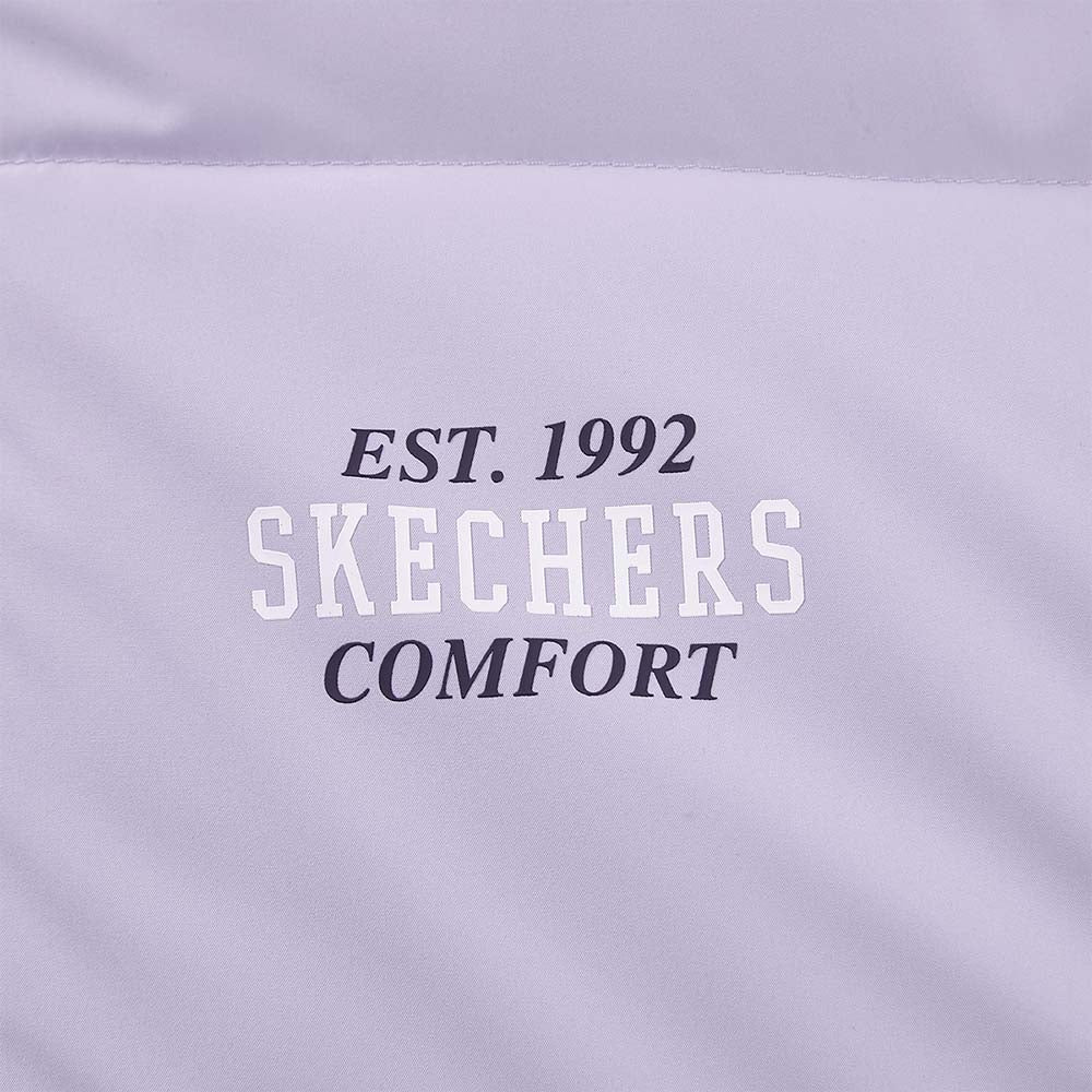 Skechers unisex Sport-Utility Woven Down Jacket in Lavender for lifestyle wear
