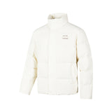 Skechers unisex Sport-Utility Woven Down Jacket in Marshmallow for lifestyle wear