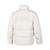 Skechers unisex Sport-Utility Woven Down Jacket in Marshmallow for lifestyle wear