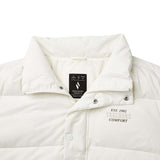 Skechers unisex Sport-Utility Woven Down Jacket in Marshmallow for lifestyle wear