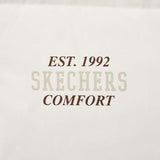 Skechers unisex Sport-Utility Woven Down Jacket in Marshmallow for lifestyle wear