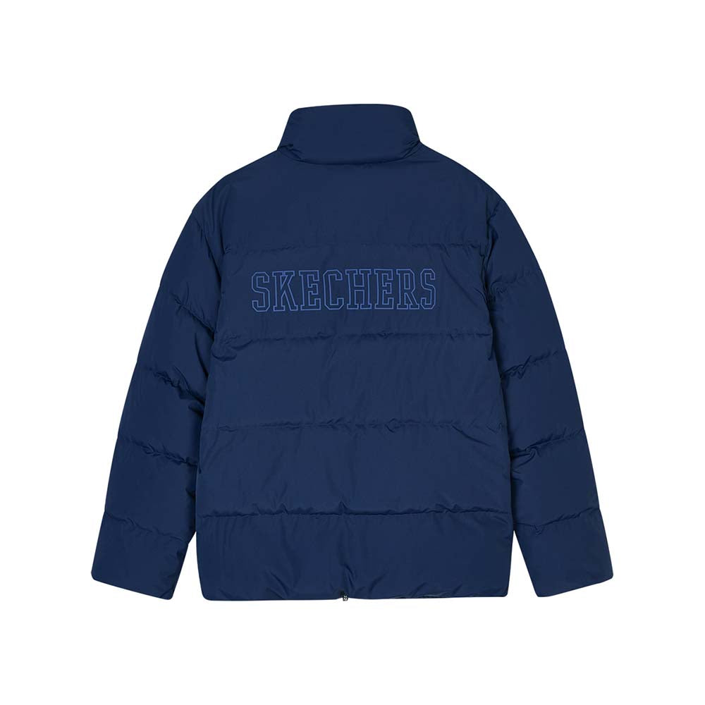 Skechers unisex Sport-Utility Woven Down Jacket in Peacoat for lifestyle wear