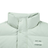 Skechers unisex Sport-Utility Woven Down Jacket in Mercury Green for lifestyle wear
