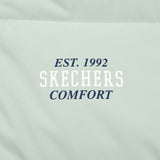 Skechers unisex Sport-Utility Woven Down Jacket in Mercury Green for lifestyle wear
