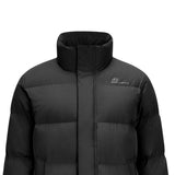 Skechers unisex Sport-Utility Woven Down Jacket in Black Beauty for lifestyle wear